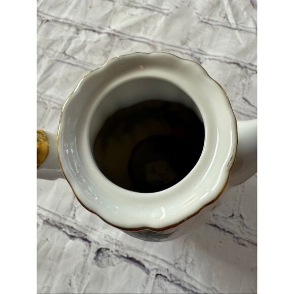 Vintage Norcrest Fine China Merry Christmas Formal Teapot Holly Holiday Print - Picture 11 of 16